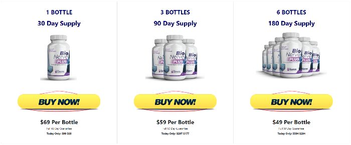 BioNerve Plus Pricing Details
